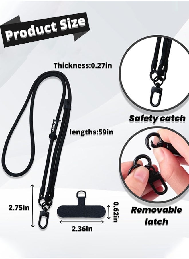 General Cell Phone Lanyard,Adjustable Phone Strap Crossbody,Universal Phone Neck Holder for All Smartphones with Cases  - Image 5