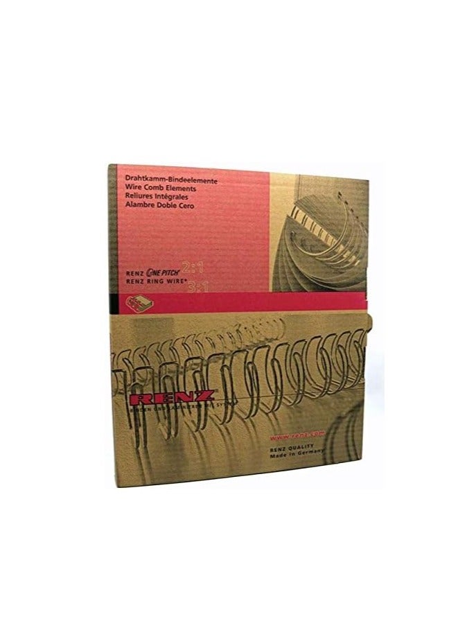 RENZ 100-Pieces Binding Wire A4 2:1 12.7mm 1/2" Black - Image 2