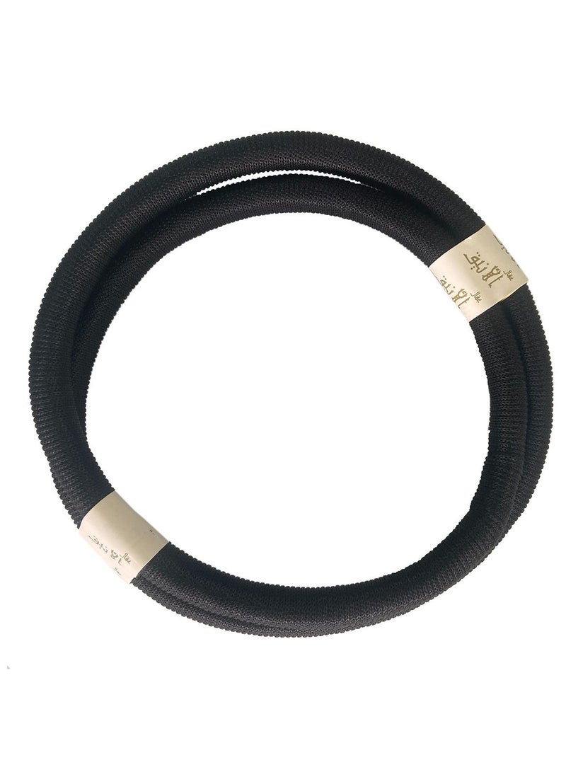 Loquat Arabian Head Hoop For Man Wool Headband Black 