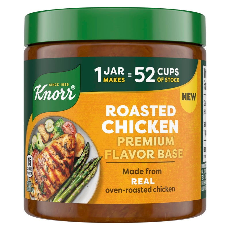 Knorr Premium Flavor Base Roasted Chicken Versatile  Easy to Use 11 OZ - Image 3