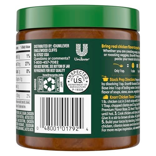 Knorr Premium Flavor Base Roasted Chicken Versatile  Easy to Use 11 OZ - Image 5