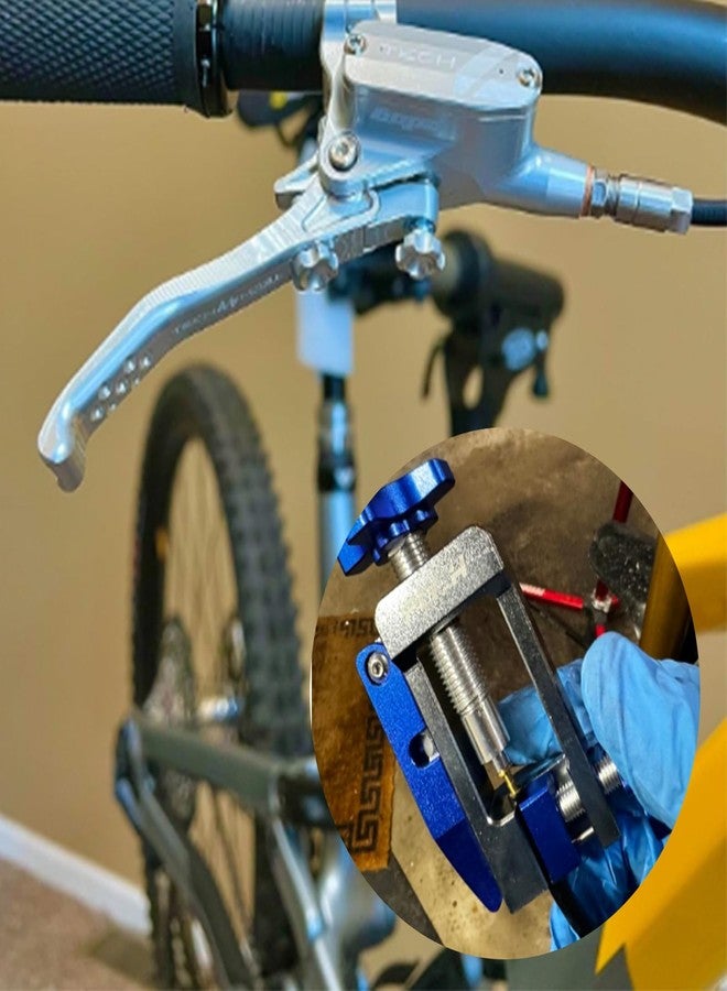 SYWAN Bike Hydraulic Brake Tool Kit, Hydraulic Brake Hose Cutter 2 in 1 Bicycle Hydraulic Line Cutter Bike Brake Hydraulic Hose Fitting Insert Tool Barb Olive Tool Disc Brake Tool Kit for Bicycle - Image 3