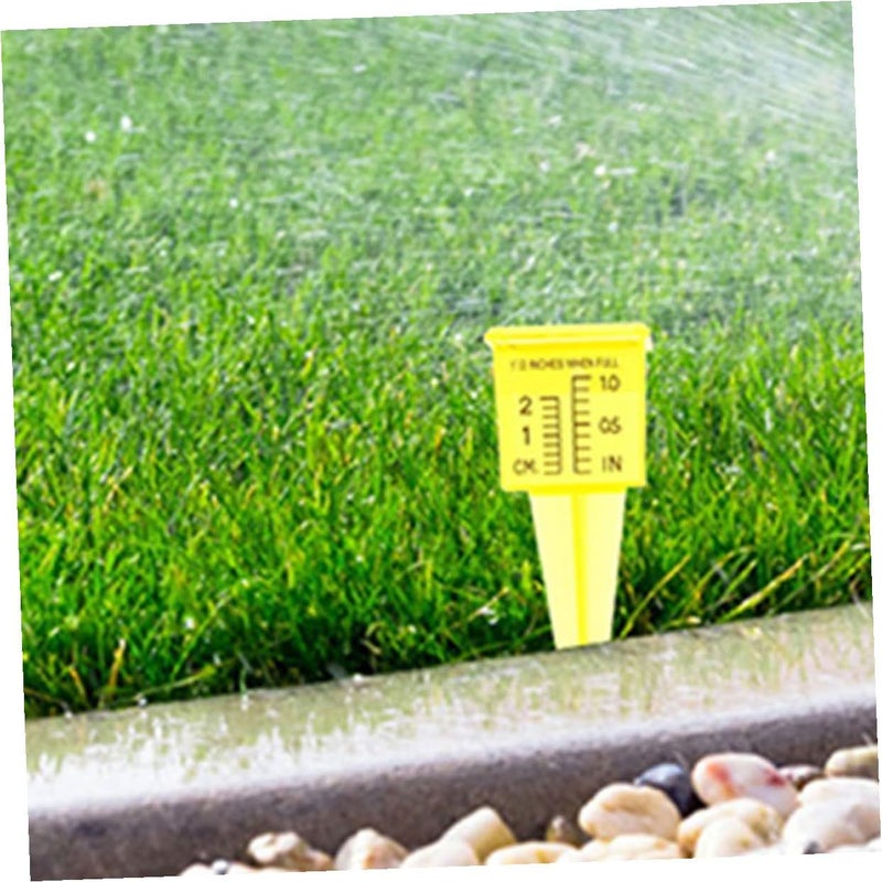 Rain Rain Gauge Water Meter Yellow Wide Mouth Lawn Garden Outdoor Tool - Image 4