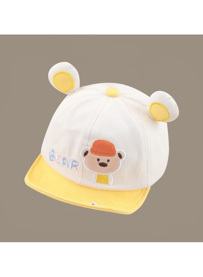 نيبمينينت قبعة بيل دك للأطفال بأسلوب البيج اللطيف