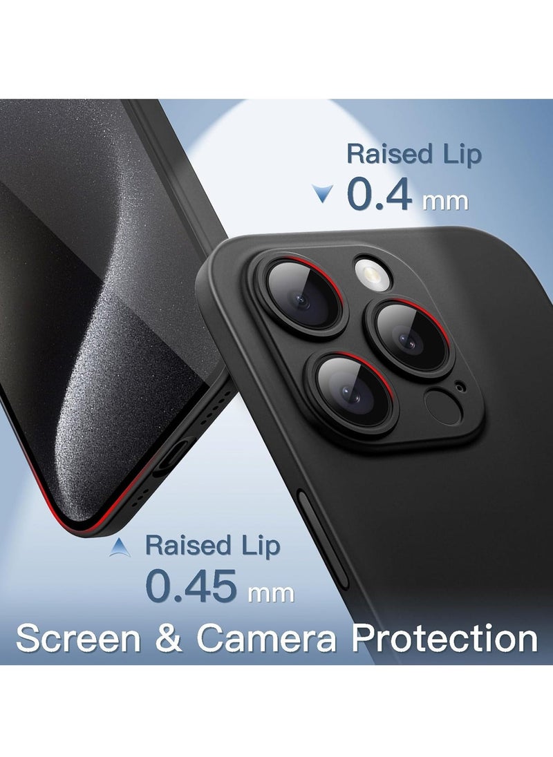 JAJEEK Ultra-Thin Case (0.35mm Thin) for iPhone 15 Pro 6.1 inch, Full Camera Lens Protection, Lightweight Matte Polycarbonate, Wireless Charging Compatible – Sleek & Durable Design - Image 4