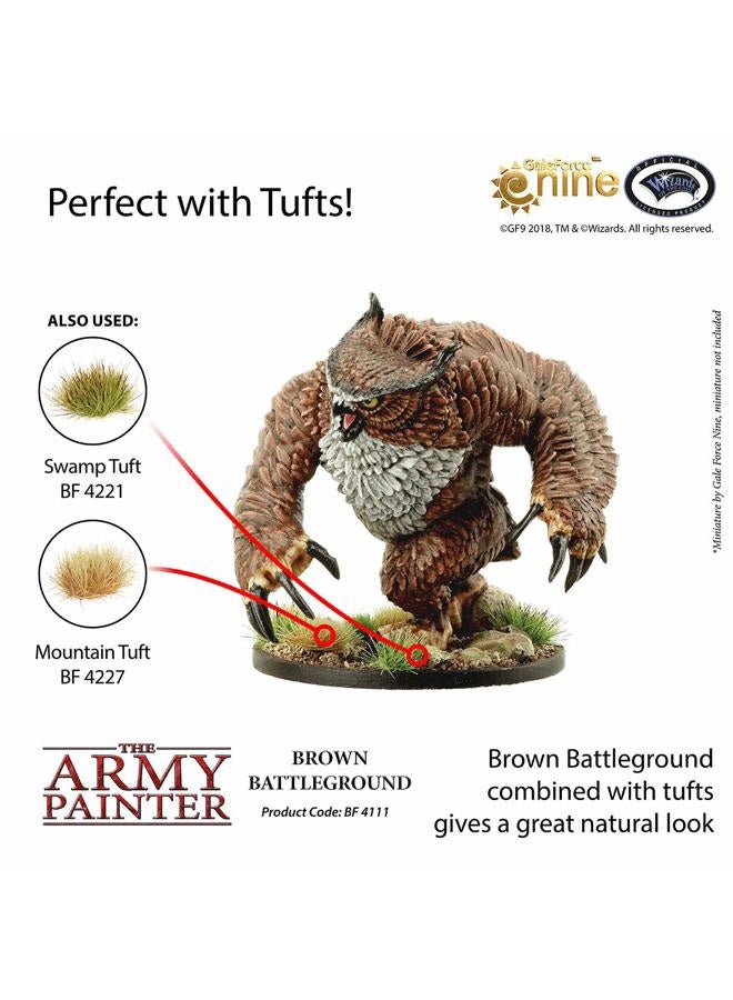 The Army Painter Battlefield Brown Battleground Basing, 150 ml-for Miniature Bases & Terrains -Scenics Static Grass, Model Terrain Grass, Terrain Model Kit Tufts for Bases of Minis - Image 4