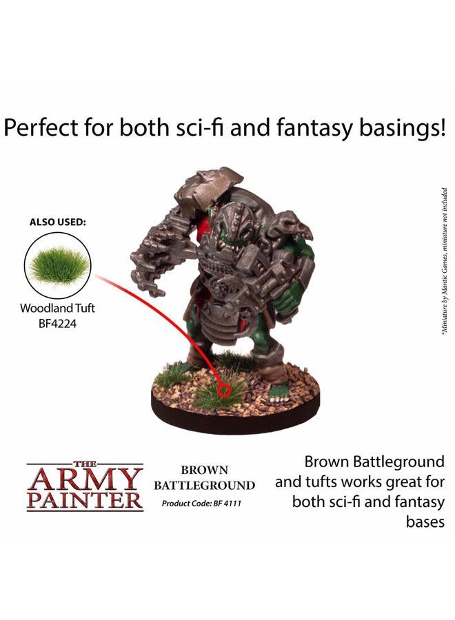 The Army Painter Battlefield Brown Battleground Basing, 150 ml-for Miniature Bases & Terrains -Scenics Static Grass, Model Terrain Grass, Terrain Model Kit Tufts for Bases of Minis - Image 5
