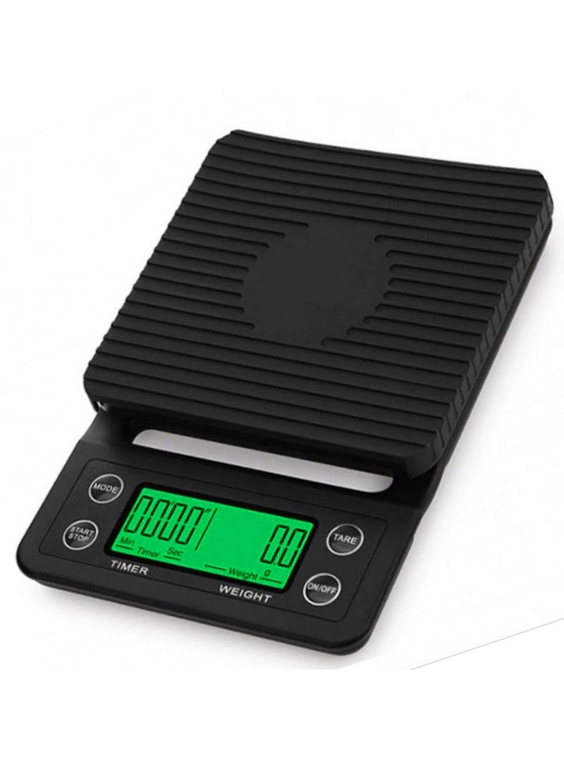 كراون ميزان رقمي متعدد الوظائف مع مؤقت، كراون KW-46028 - أسود - Image 1