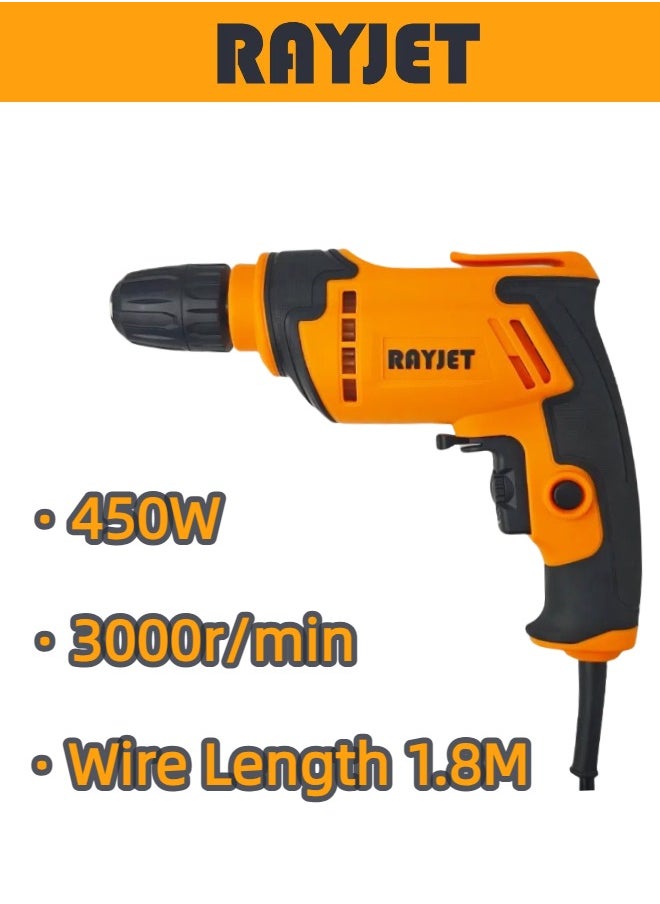 RAYJET 450W Electric drill, Maximum speed 3000R/min  - Image 1