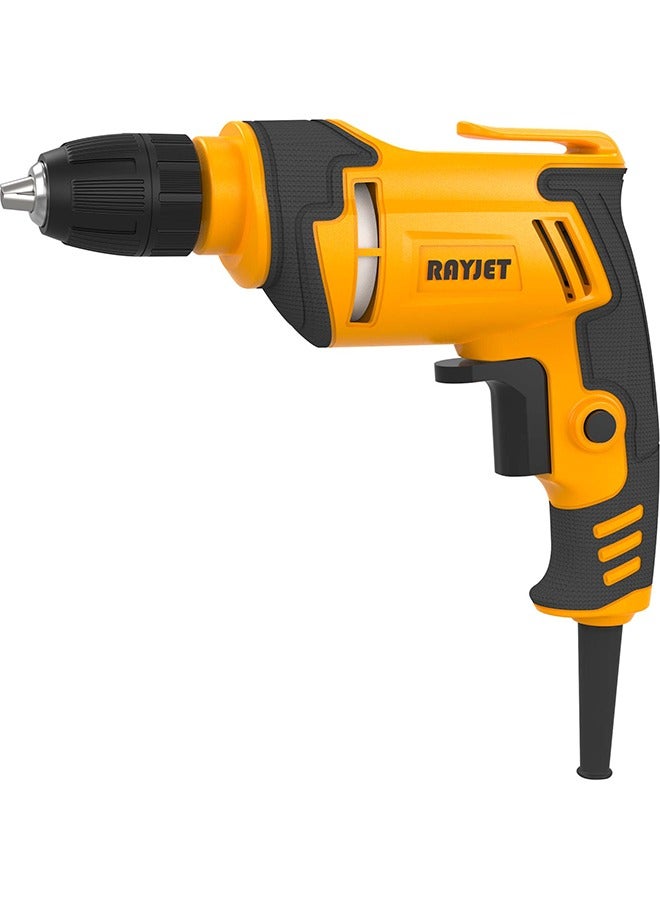 RAYJET Professional 450W Electric Drill, 3000 RPM High Speed, Reversible Rotation, 24-Setting Torque Control, Safety Spindle Lock - Image 2