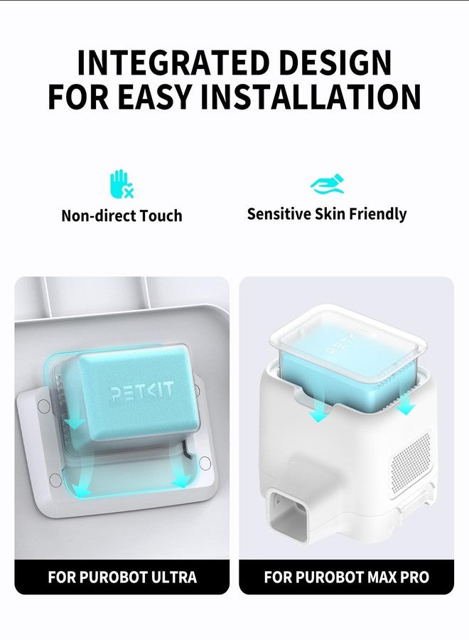 PETKIT N60 Pet Odor Control for Purobot Ultra and Purobot Max Pro Self-Cleaning Cat Litter Box, Long-Lasting Effective Litter Box Odor Remove, Natural Formula (Pack of 3) - Image 4