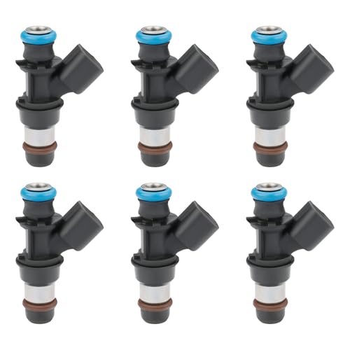 JDMON Fuel Injectors Compatible with Buick Allure LaCrosse Lucerne 20052009Pontiac Grand Prix 20042008 V6 38L Replacement for FJ706 8001694N 8001694N 28428452 FJ10575 MP10661 MP10661 12576414 - Image 1