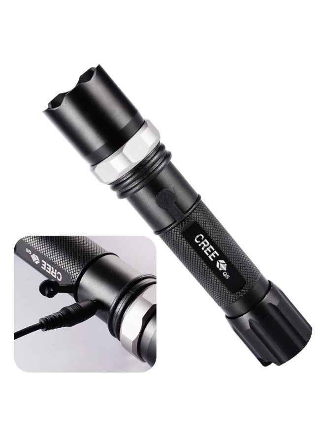 Multifunctional Led Flashlight Strong Light Super Bright Outdoor Rechargeable Portable Long Life Long-range Zoom Strong Light Flashlight-Color:P50 Flashlight  - Image 3