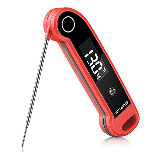 SMARTRO ST49 Digital Thermocouple Instant-Read Meat Thermometer with Ambidextrous Backlit for Food, Grilling, BBQ, Kitchen Cooking, Oil Deep Frying and Candy - Image 1