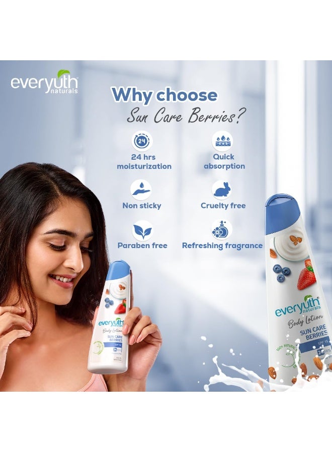 Everyuth Naturals Body Lotion Sun Care Berries 200ml (EN_Berries_200) - Image 3