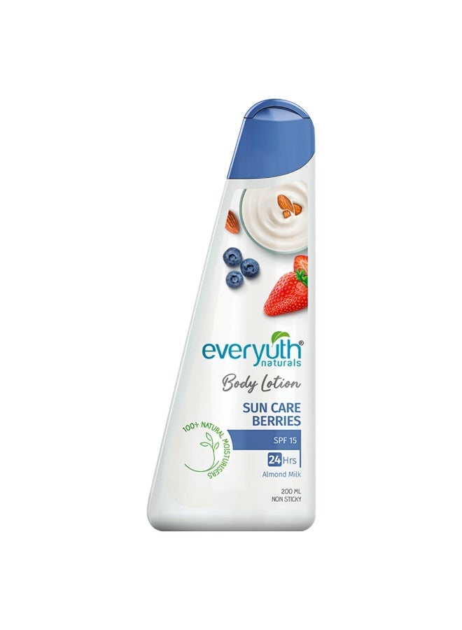 Everyuth Naturals Body Lotion Sun Care Berries 200ml (EN_Berries_200) - Image 1