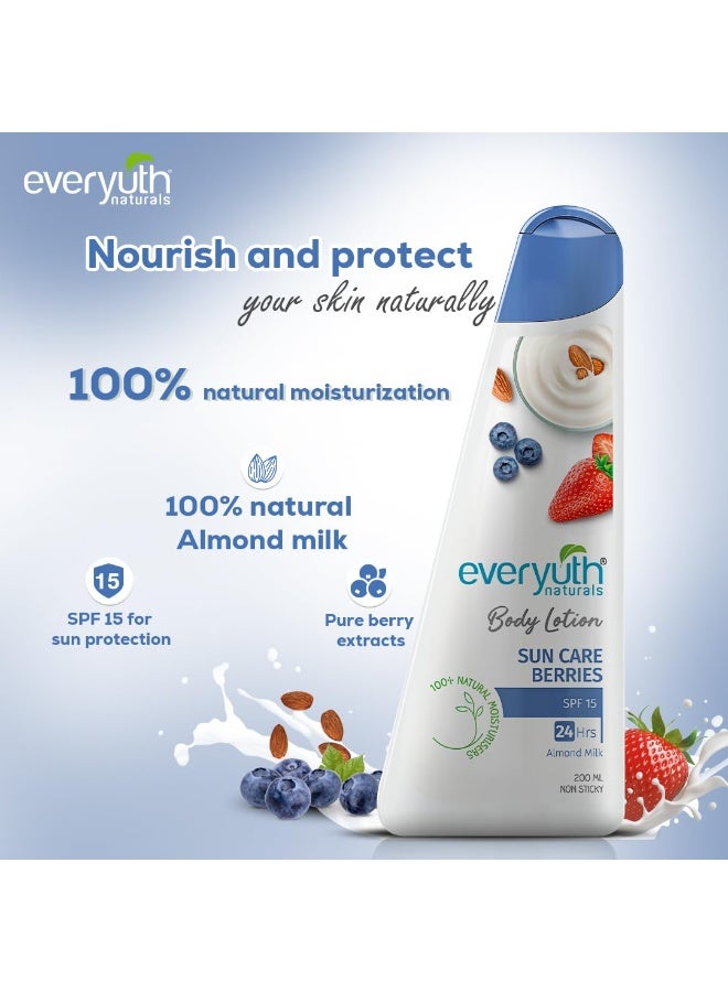 Everyuth Naturals Body Lotion Sun Care Berries 200ml (EN_Berries_200) - Image 2