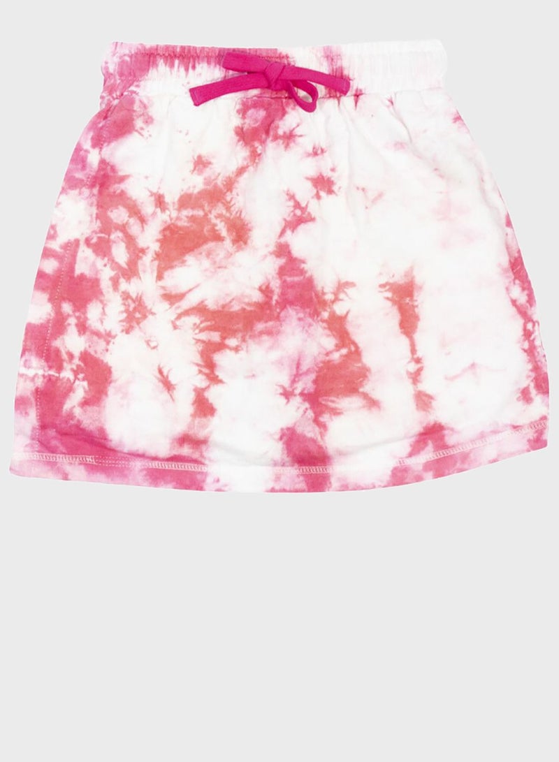 BOLD&KO Kids Tie Dye Midi Skirt  - Image 1