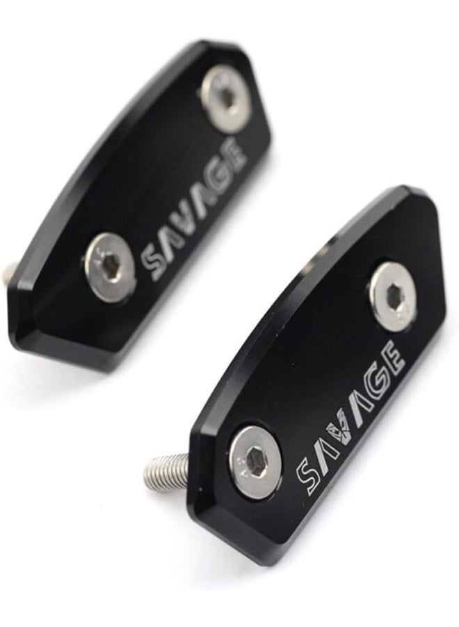 Savage Gear Black Mirror Hole Covers for Suzuki GSX-R 1000 - Image 2