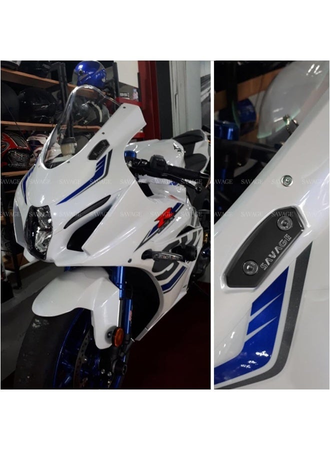 Savage Gear Black Mirror Hole Covers for Suzuki GSX-R 1000 - Image 4