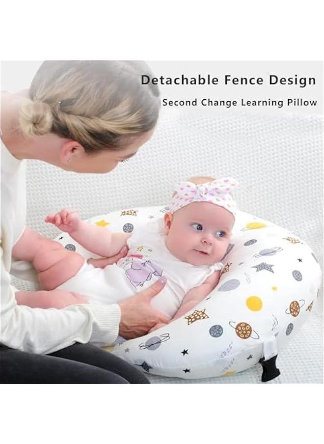 HOOKOR Durku Nursing Pillow for Breastfeeding, Breast Feeding Pillow for Mom & Baby Support, Removable Cotton Cover, Adjustable Waist Strap, Newborn Essentials Must Haves,Baby Pillow (Style B)  - Image 5