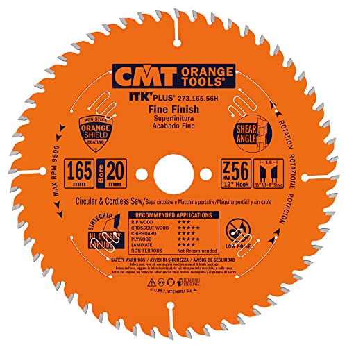 CMT ORANGE TOOLS 27316556H ITK Plus Saw Blade 612x00630039x20mm58 Z56 - Image 1