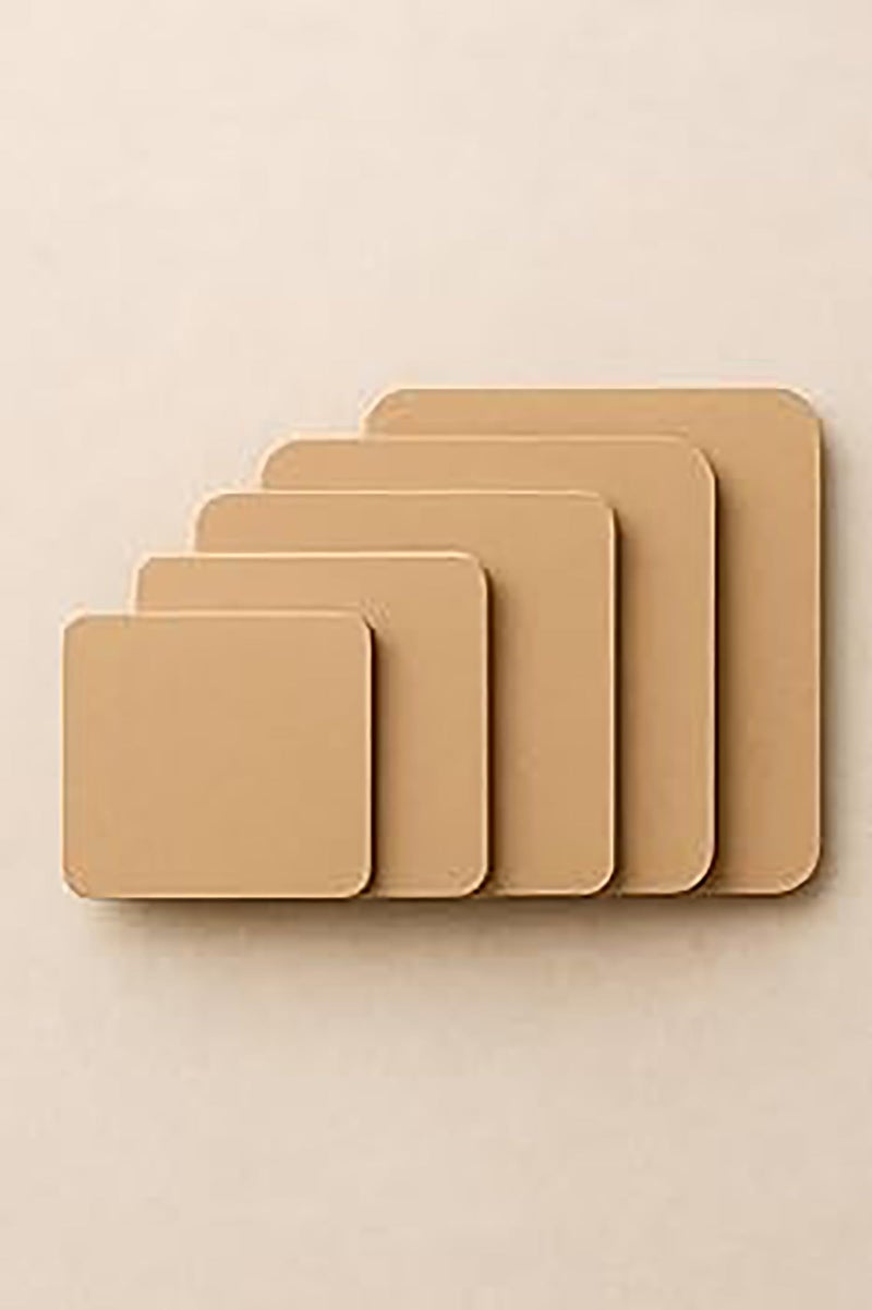 Cliths 11mm Pack of 3 MDF Sheet for Art and Craft 12 Inch Round Corner Square MDF Board for lippan Art, Base for Resin Art (12x12INx11mm) - Image 4