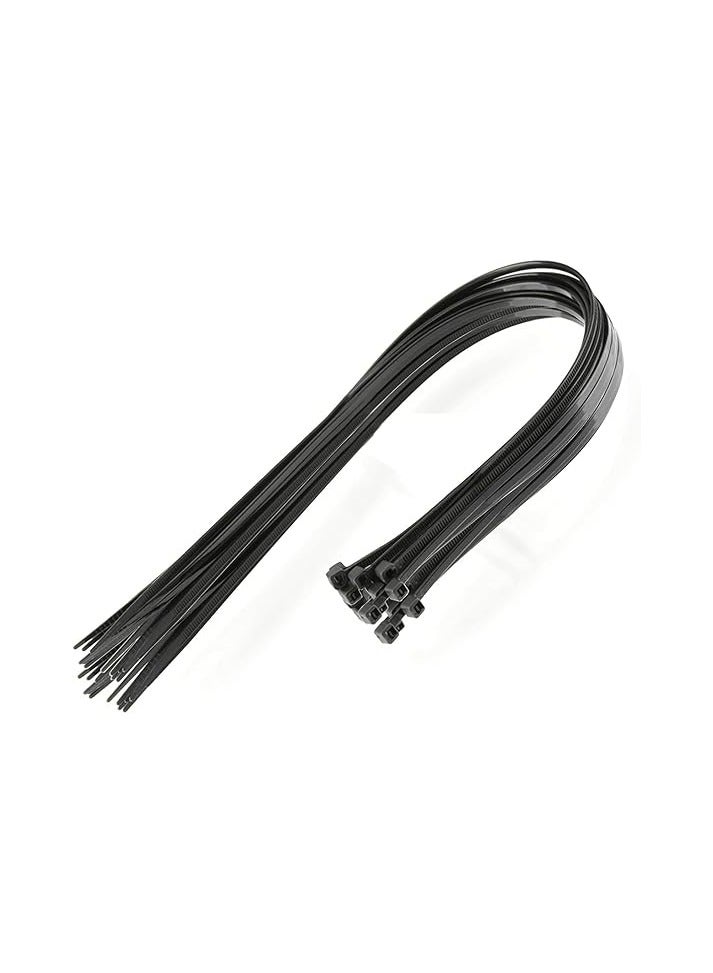 بروماس أربطة بسحاب شديدة التحمل مقاس 76.2 سم، سوداء للاستخدام في الهواء الطلق، أربطة بسحاب طويلة جدًا 29 قطعة/الحزمة - Image 1