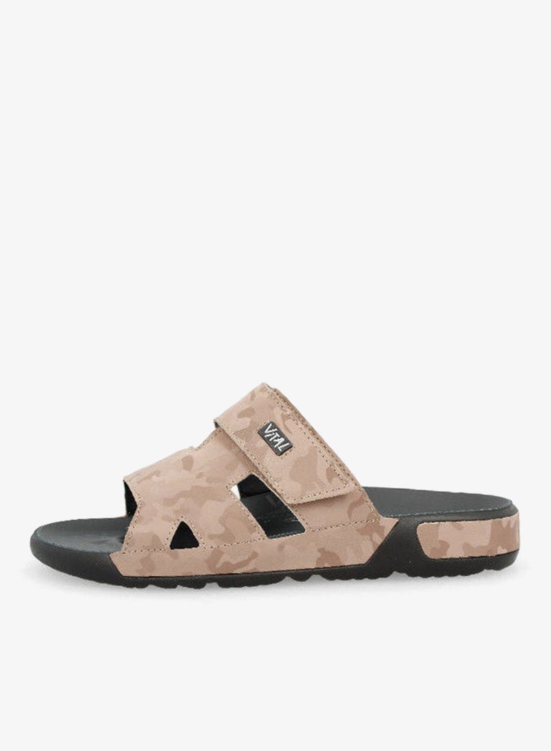 VITAL 148-1022 Vital Mens Sandals Phil2 Camo 85101AS20896 Taupe - Image 1