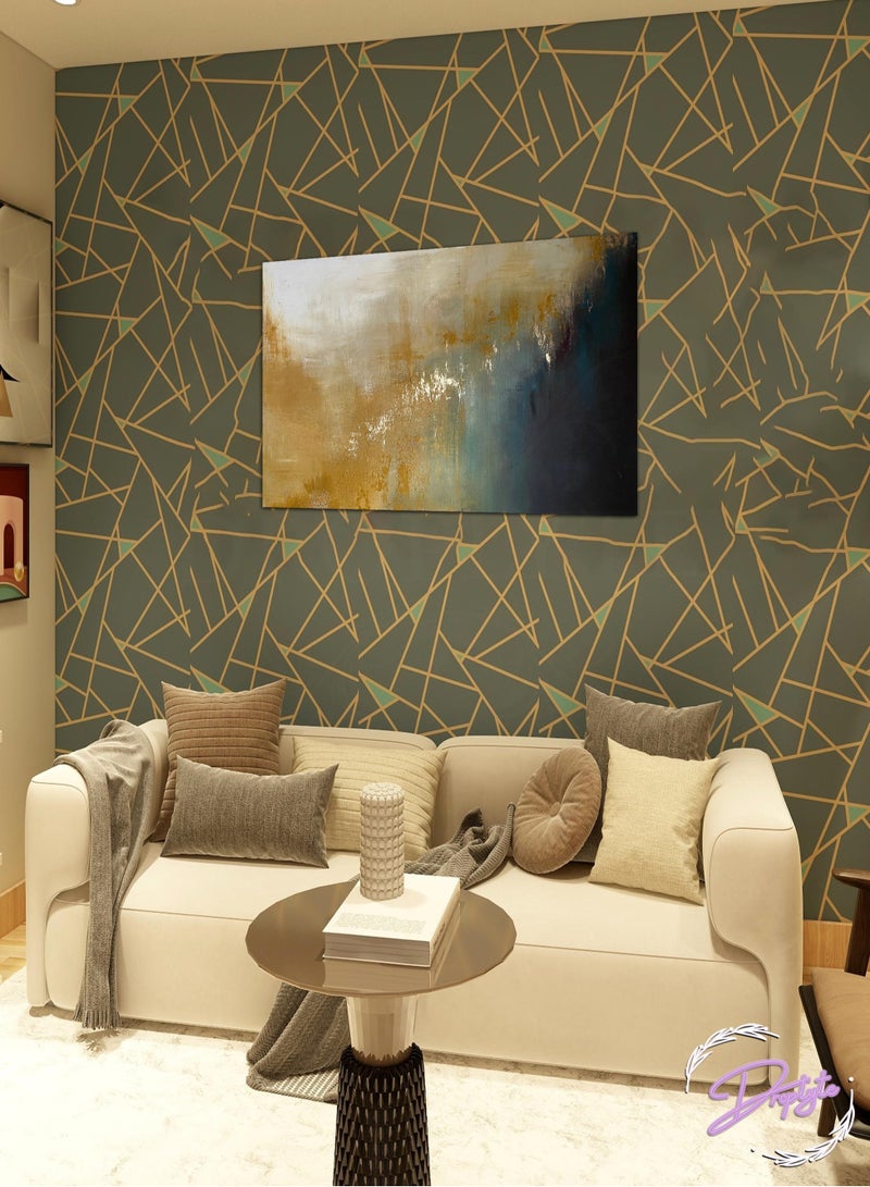 Droplyte Multicolor Abstract Painting Printed Decorative Wall Art Wall Decor Card Board MDF Home Decor for Living Room, Drawing Room, Office Room and Bedroom 60CM x 40CM  - Image 1
