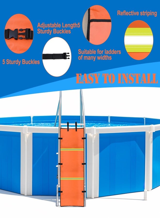 Feoang Pool Ladder Safety Guard,19.7 X 49.2in Pool Ladder Guard Safety Net Child Safety Pool Ladder Above Ground Safety Cover for Prevent Kids from Climbing,Falling,Drowning - Image 3