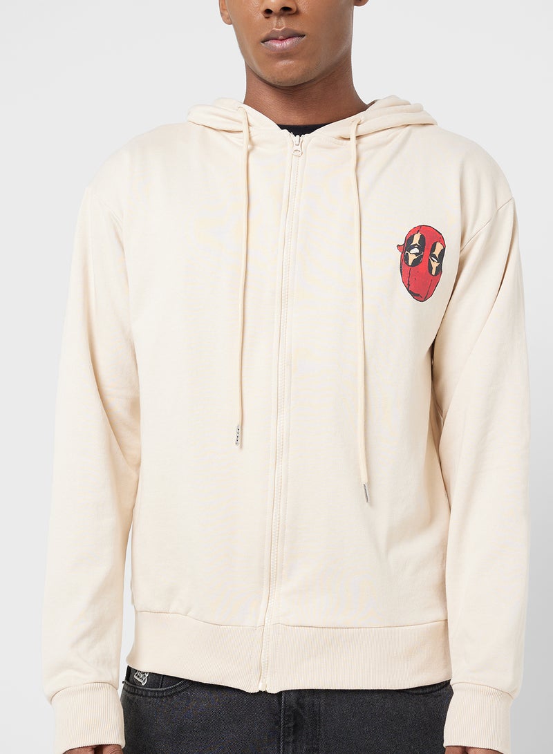 MARVEL Deadpool Oversized Zip Hoodie - Image 3