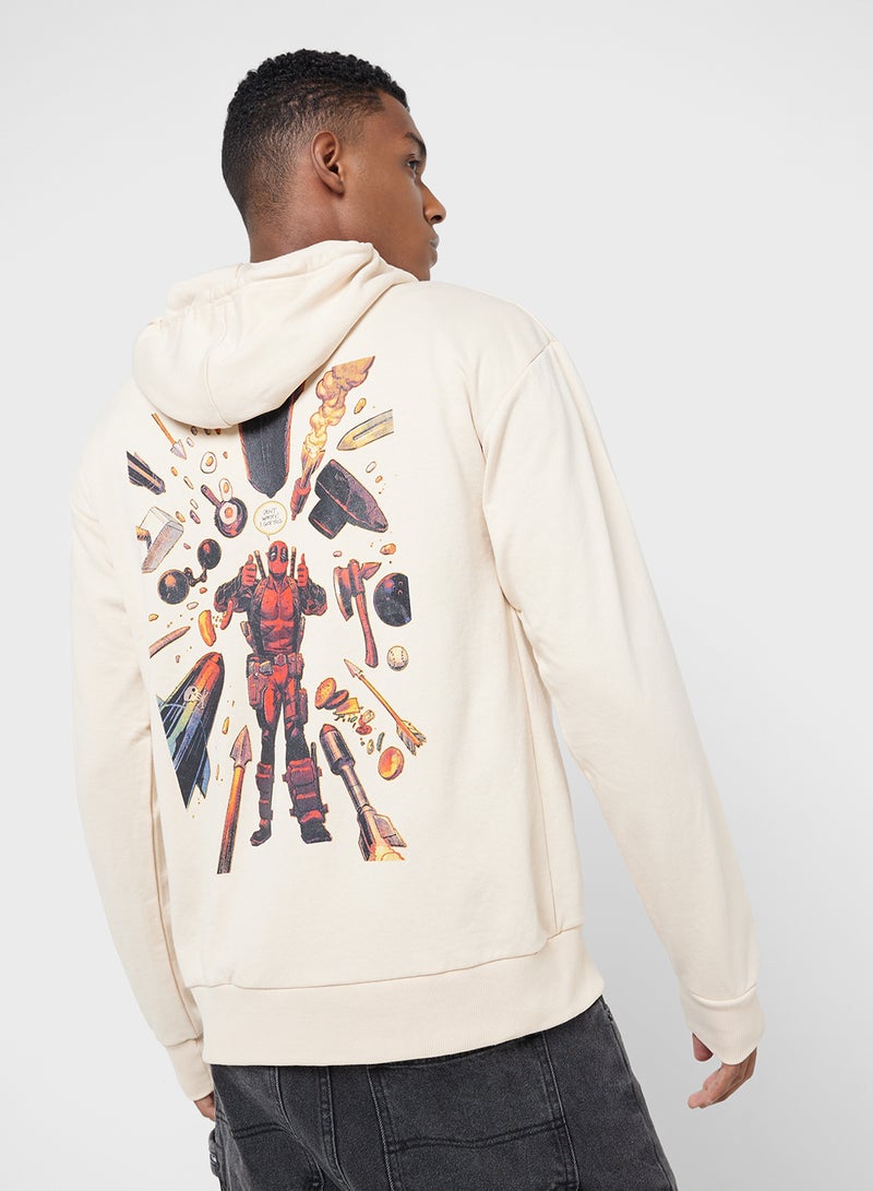 MARVEL Deadpool Oversized Zip Hoodie - Image 2