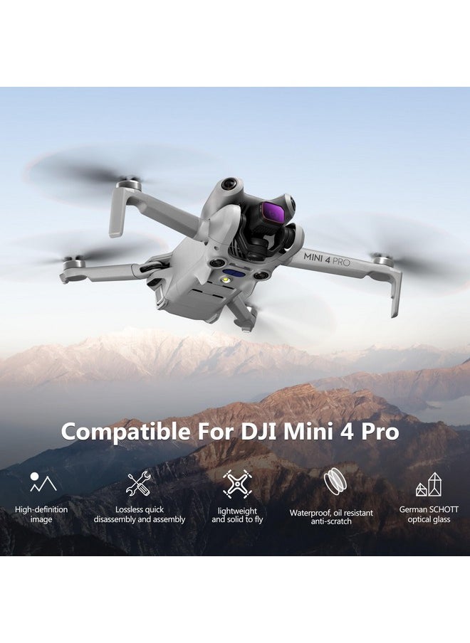 STARTRC Nd Filters Set For Dji Mini 4 Pro Accessories -6 Pack (Nd8,Nd16,Nd32,Nd64,Nd256,Cpl)(Aluminum Version)  - Image 2