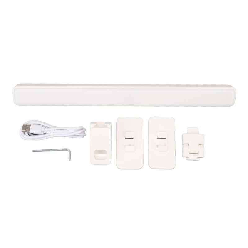 Computer Screen Light Bar: 33.3cm Elongated Body With 112 LED Beads, Eye Caring Strobe Resistant - 3 Color Temperatures 5 Brightness Levels, Adjustable LED Desk Lamp for Study Desk Video Conference Ma - Image 1