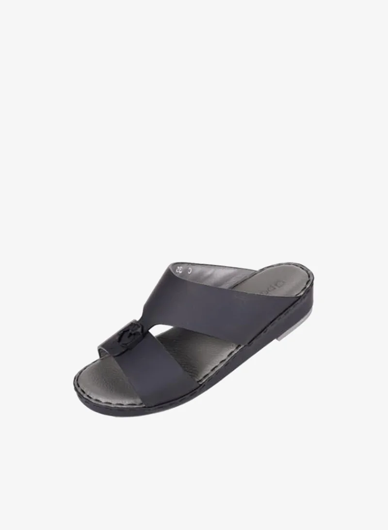 008-3588  Barjeel Uno Boys Arabic Sandals BC-2025A Black