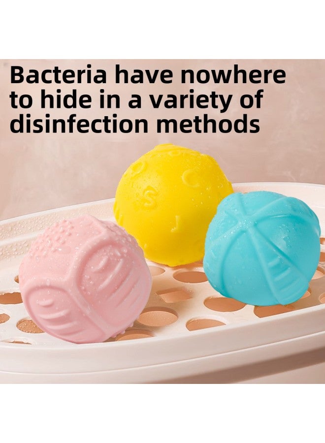 إسكدنيا كرة اللمس لتدريب الطفل على تدليك الطفل عن طريق اللمس، قبضة يد الطفل، لعبة الكرة التي تعمل باللمس، اللون: كرة مناسبة باللمس - مجموعة من 6 قطع - Image 5