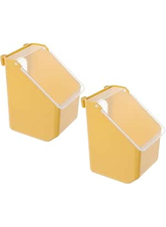 2 Pcs Hanging Bird Feeder Lid For Pigeons Parrots Chickens Easy Install Clean - Image 1