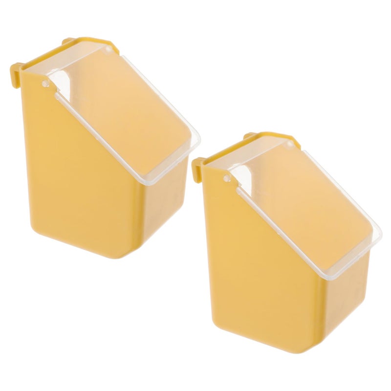 2 Pcs Hanging Bird Feeder Lid For Pigeons Parrots Chickens Easy Install Clean - Image 2