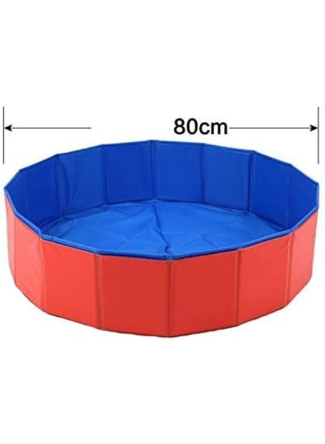 80x20cm Foldable Dog Bathing Tub Pool Cat Pet Bathtub Collapsible Pet Spa Swimming Pool - Image 2