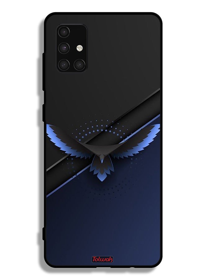 Tolwak Samsung Galaxy A71 4G Protective Case Cover Eagle Digital Abstract Art - Image 1