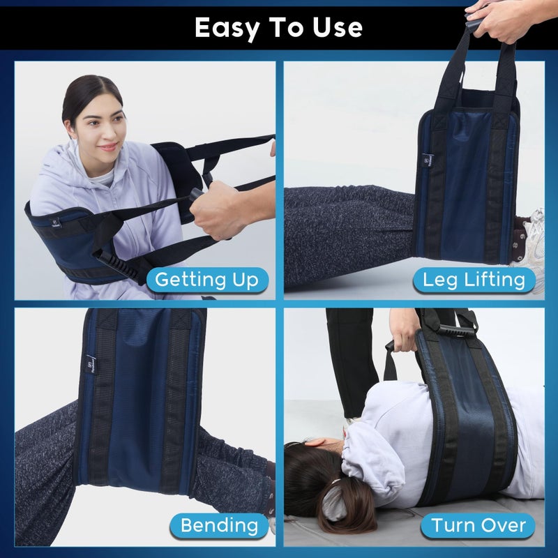 Parabound Transfer Sling For Elderly And Disabled, Lift Assist Gait Belt For Seniors, Patient Lift Sling Mobility Aid, Transfer Belt Lifting Strap For Senior Home Care Device - Image 5