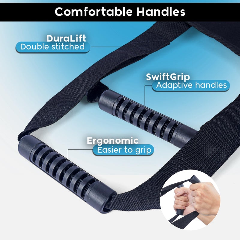Parabound Transfer Sling For Elderly And Disabled, Lift Assist Gait Belt For Seniors, Patient Lift Sling Mobility Aid, Transfer Belt Lifting Strap For Senior Home Care Device - Image 2