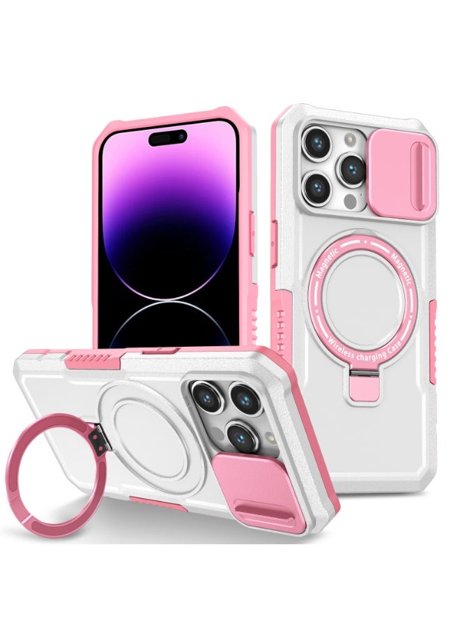 NIBEMINENT Protection Case With Magsafe For IPhone 17 Pro Max, Powder/White