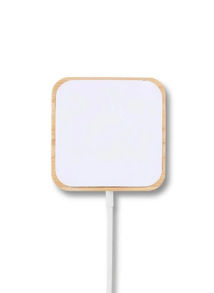 ميموري شاحن مغناطيسي من الخيزران الأوتوماتيكي - شحن سريع 15 وات (صديق للبيئة)