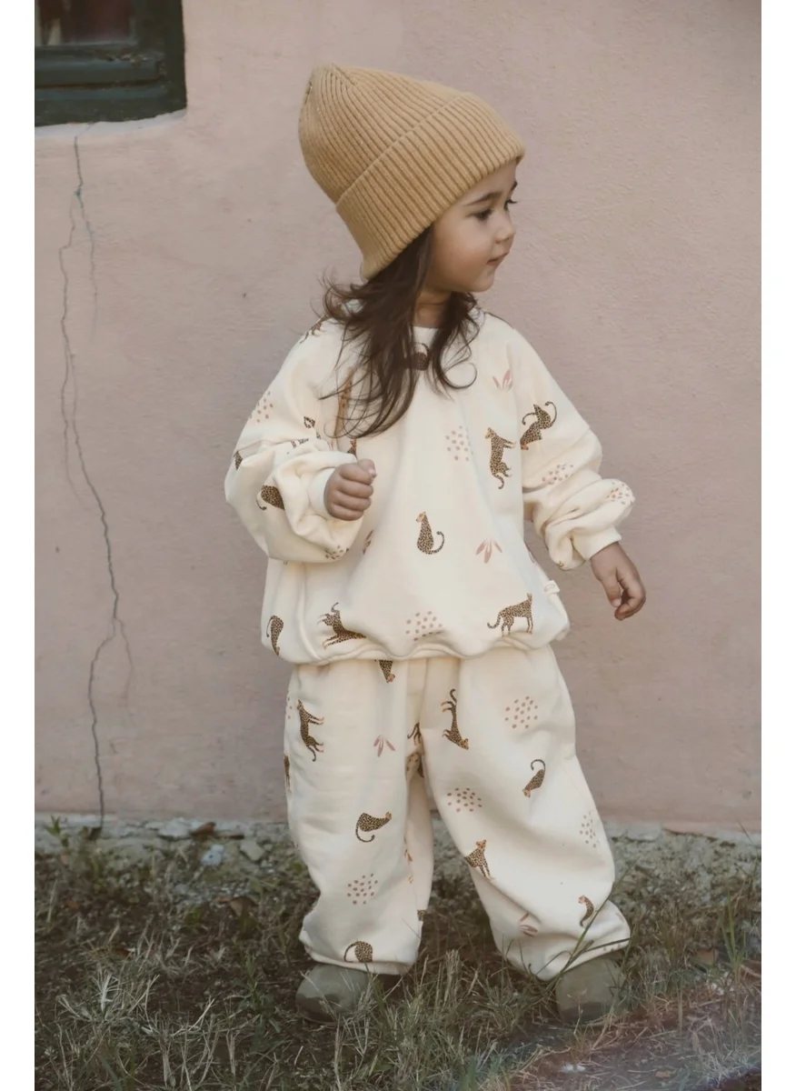 Ohlala Koala Leopard Print Tracksuit