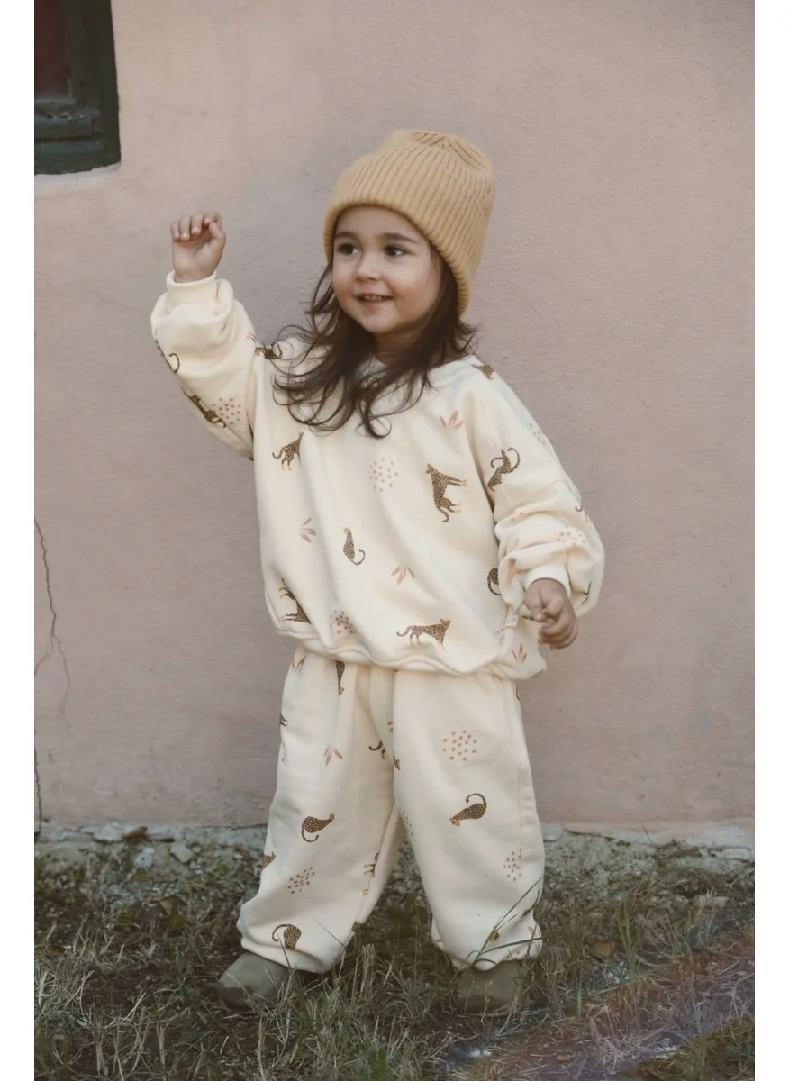 Ohlala Koala Leopard Print Tracksuit