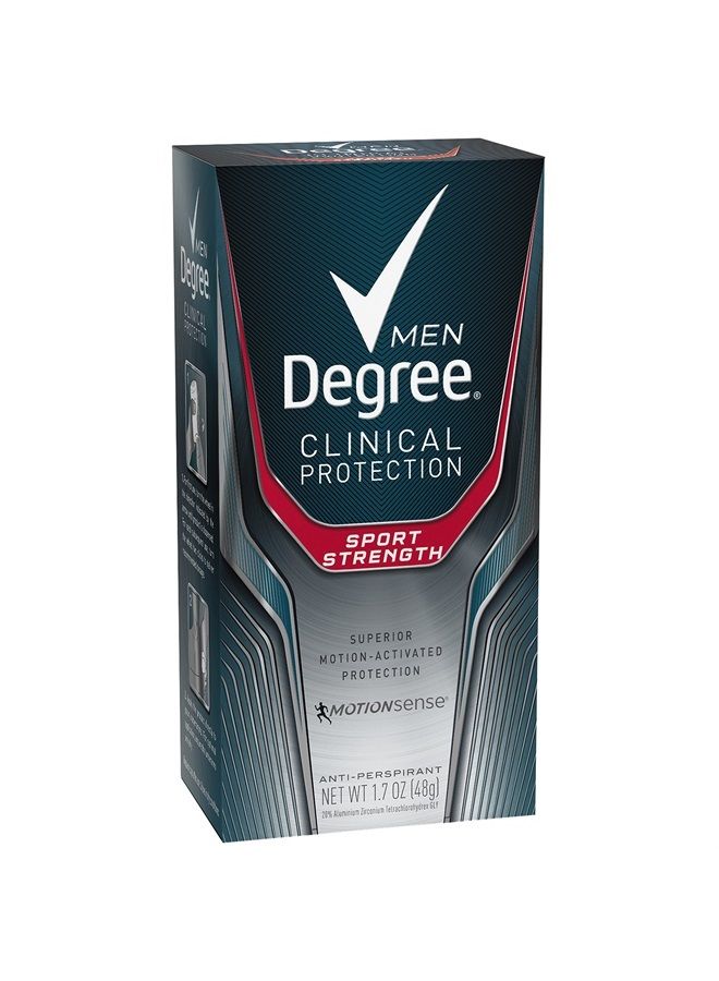 Degree Men Clinical Antiperspirant, Sport Strength 1.7 oz - Image 1