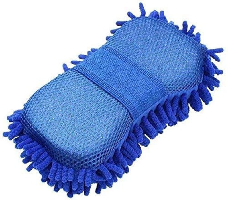 Toytle Microfiber Car Wash Sponge - Ultra Soft Chenille Mitt, Scratch-Free, Single-Sided, Extra Large for Car & Home (Pack of 1) - Image 1