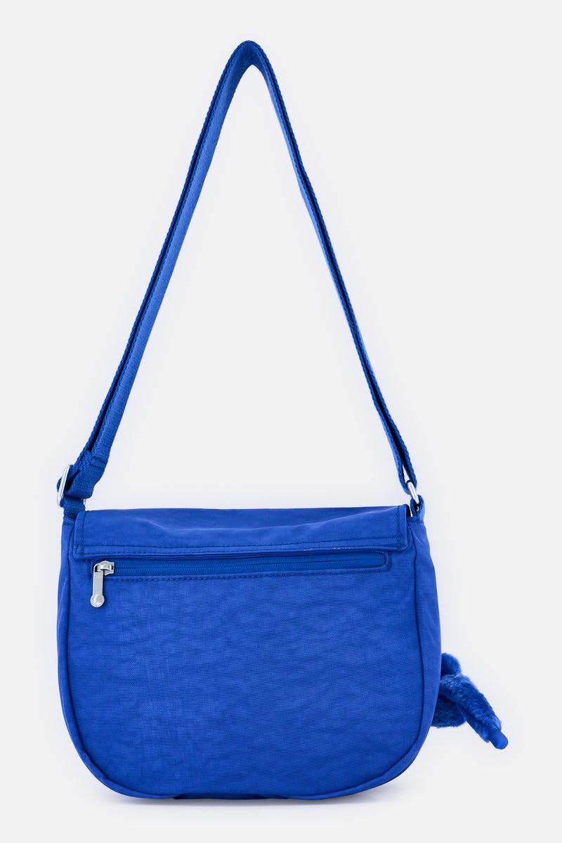 kipling Women Brand Logo Cross Body Bag, Blue - Image 2